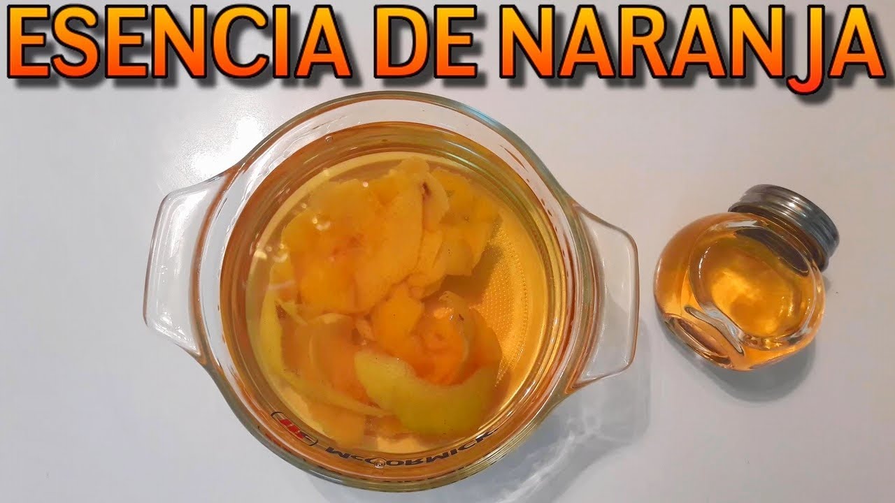 COMO HACER ESENCIA DE NARANJA