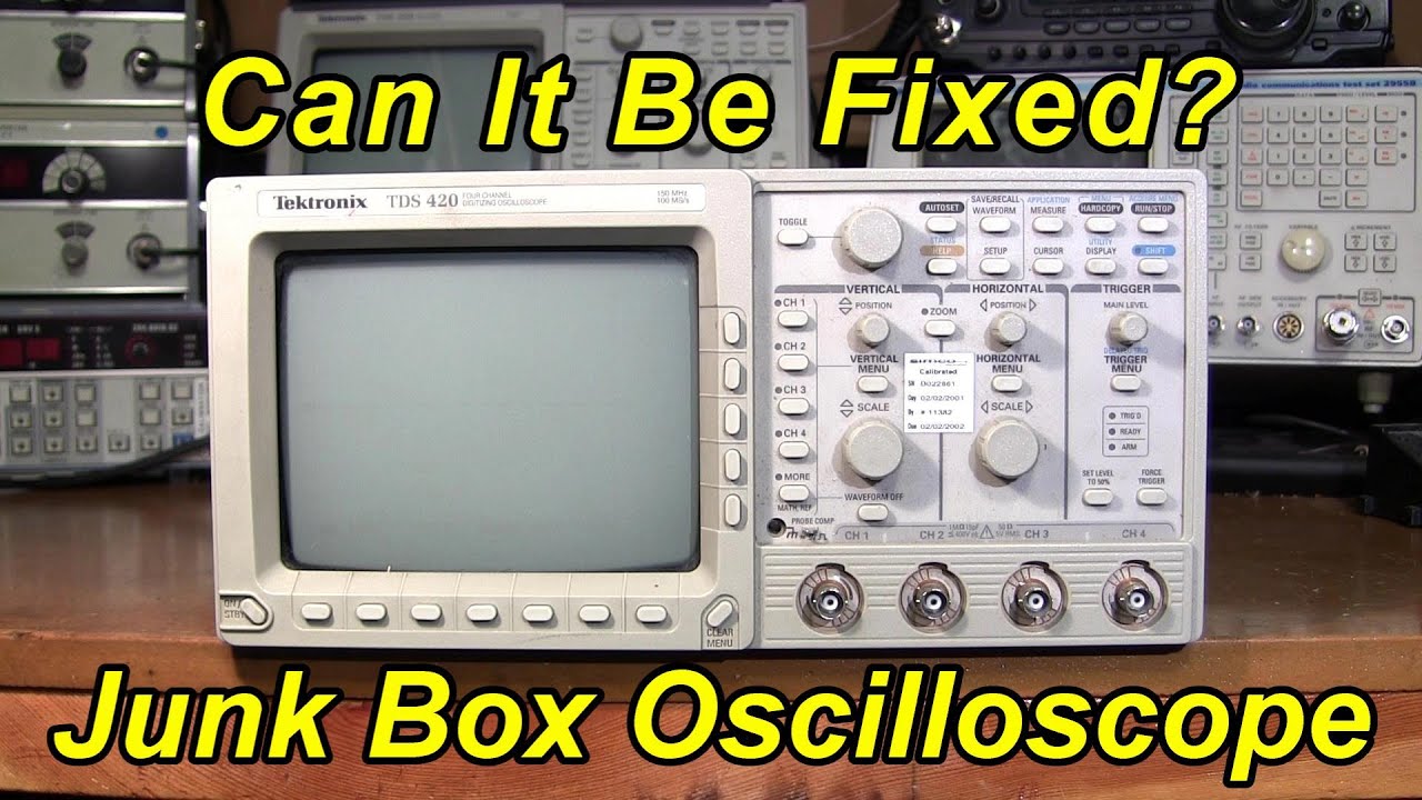 Junk Box Oscilloscope, Can It Be Fixed?