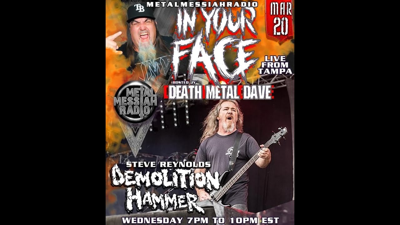 Demolition Hammer - Steve Reynolds Vocalist and Bassist interviewed by Death Metal Dave