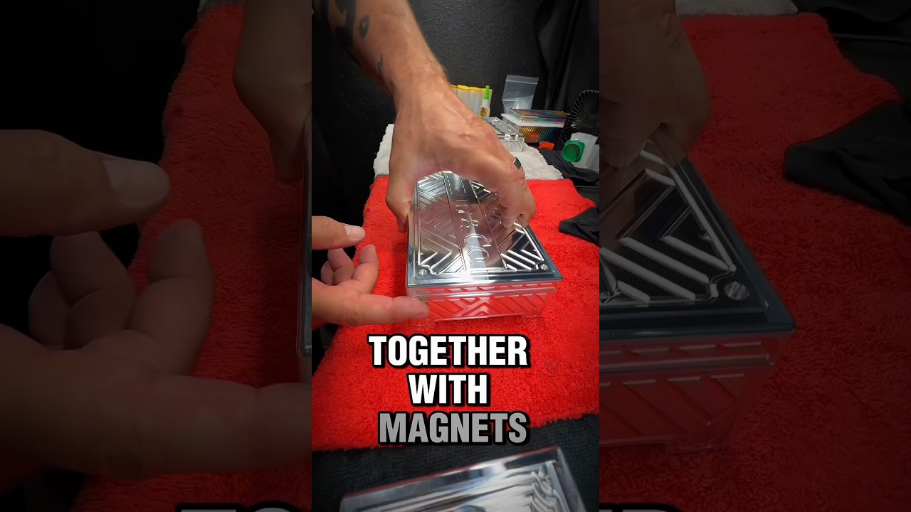 Johneric shows off a custom prototype for a customer 🧱🔧