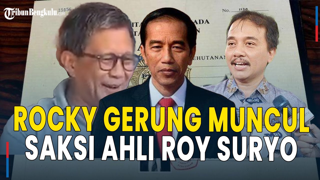 Rocky Gerung Jadi Saksi Ahli Roy Suryo Cs di Kasus Ijazah Jokowi, Kini Muncul Ajakan Mendampingi