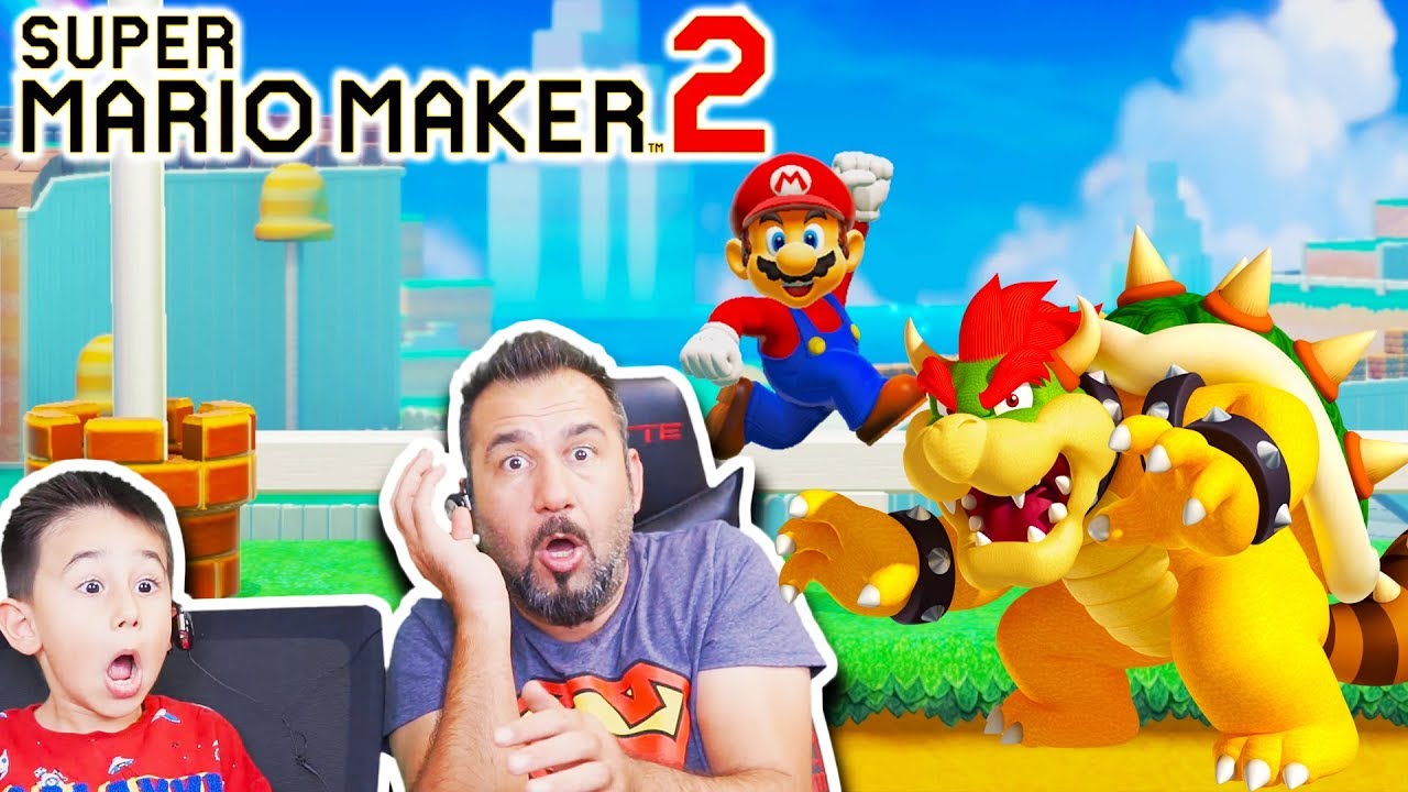 EGEMEN KAAN MARIO PARKURU YAPTI! BANA OYNATTI! | SUPER MARIO MAKER 2