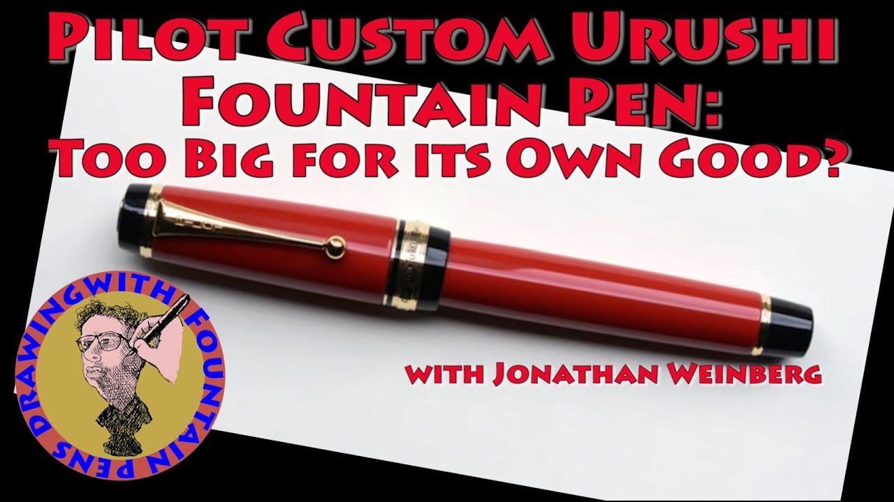 Pilot Custom Urushi Fountain Pen: Too Big for its Own Good? But Sleeper Flex Pen #fountainpens #nibs