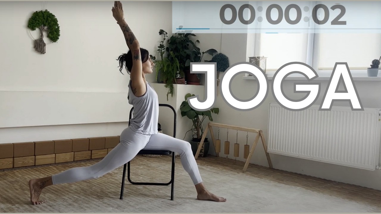 Wzmocnij ciało i wysmuklij sylwetkę – joga na krześle