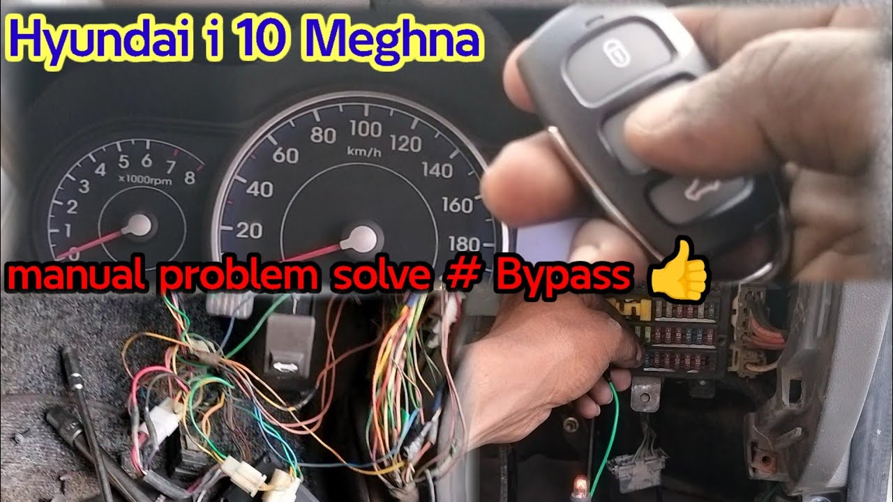 How To Fix Hyundai i10  2011  Meghna Manual Lock Problem Solve # Remote Program Work Done 👍