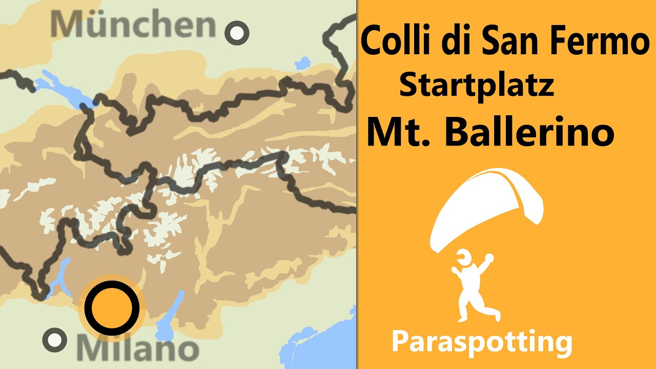 Startplatz Monte Ballerino Colli di San Fermo Lombardei | Paraspotting