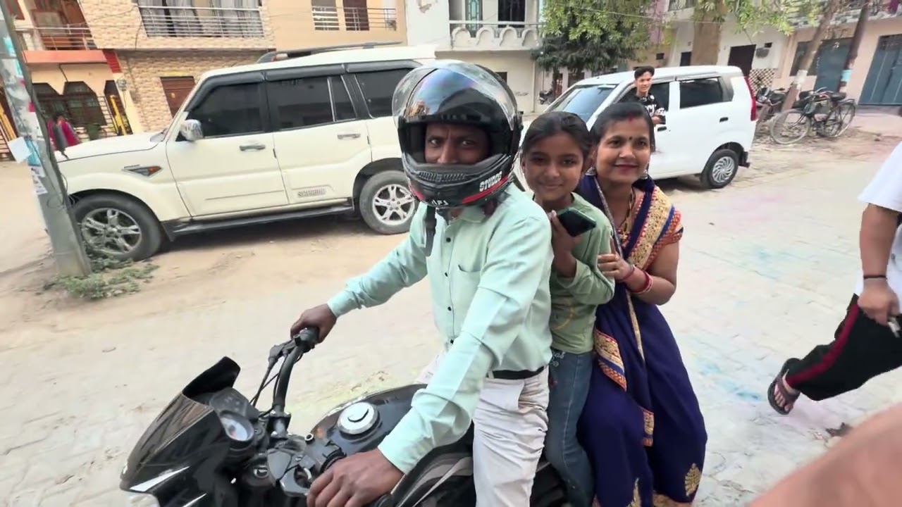 Holi ke baad ka din 🎨🚗