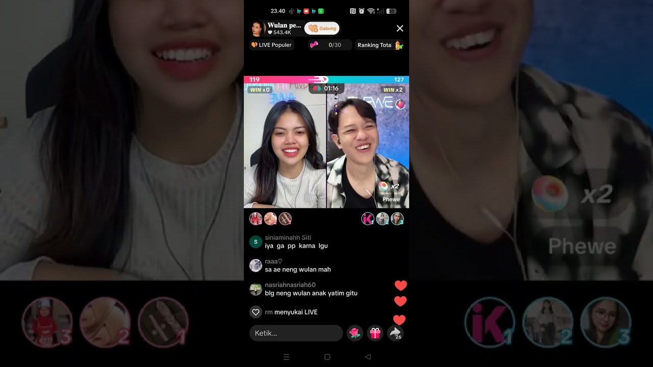Live Wulan a phewe ngobrol santai 😂