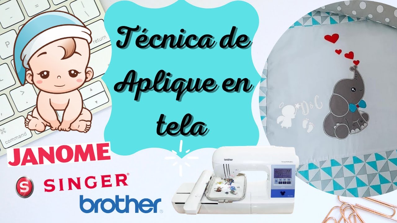 Bordado a máquina (Técnica de aplique)