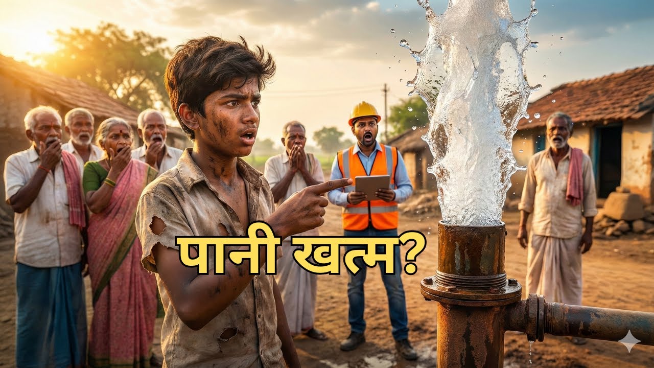 इंजीनियर बोला पानी खत्म है... गरीब लड़के ने जो किया, सब सन्न रह गए | Village Story