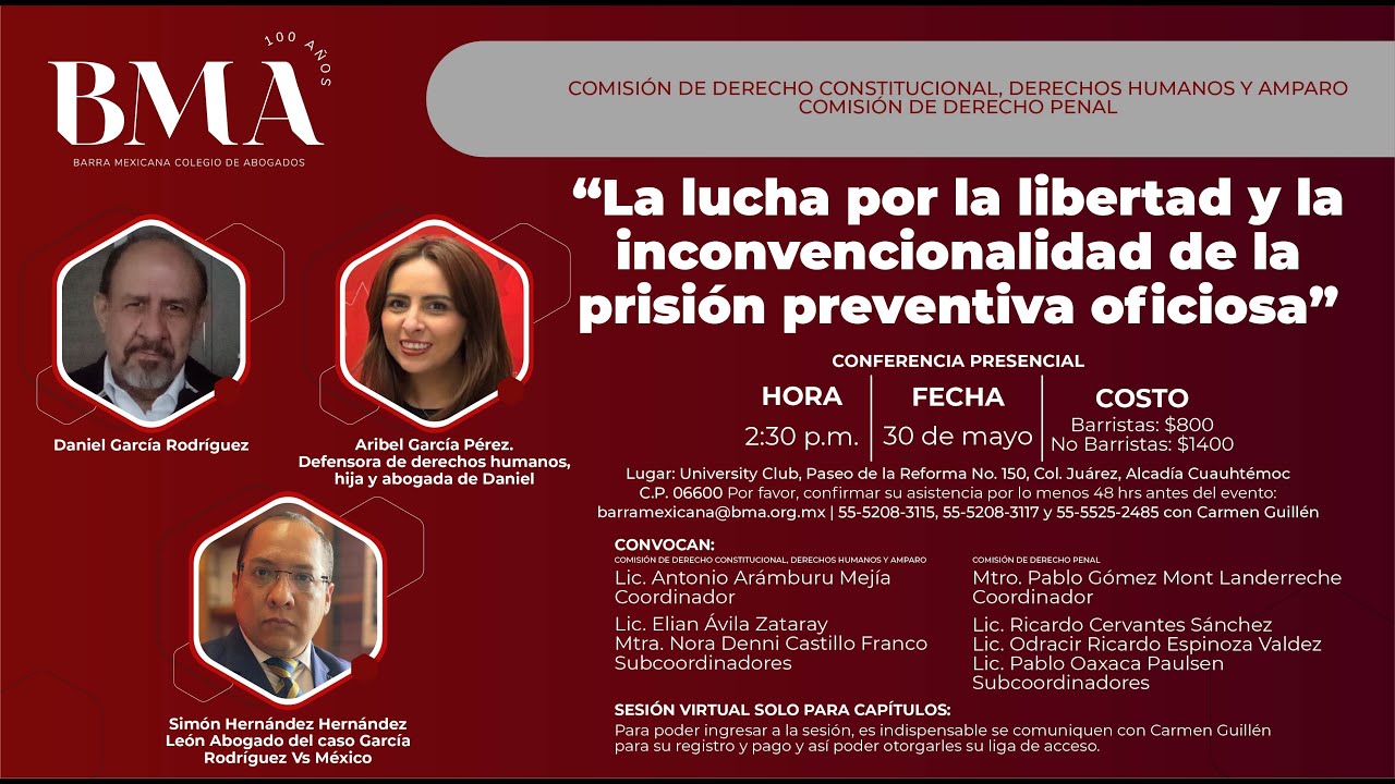 La lucha por la libertad y la inconvencionalidad de la prisión preventiva oficiosa.