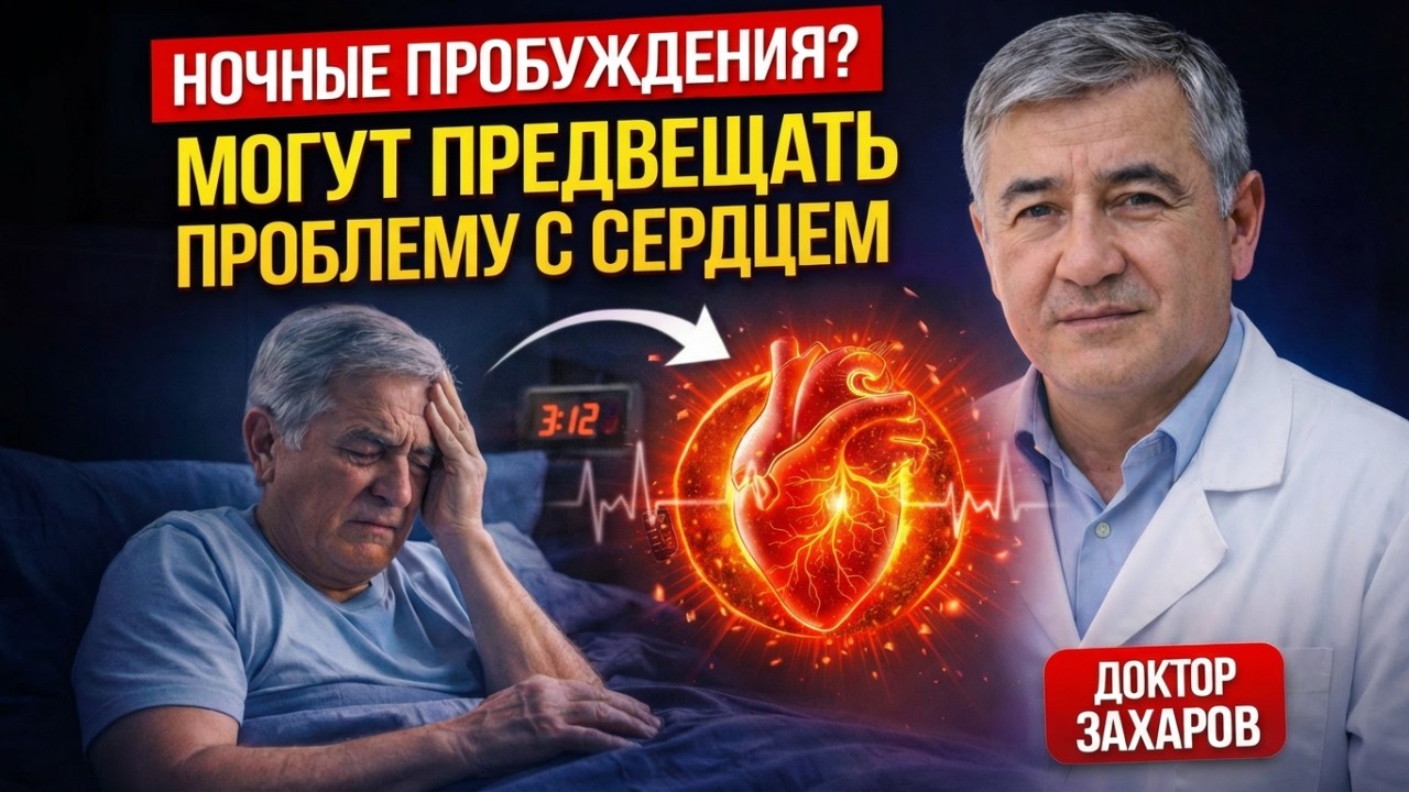Этот НОЧНОЙ Симптом После 60 Часто Предшествует ПРОБЛЕМАМ С Сердцем