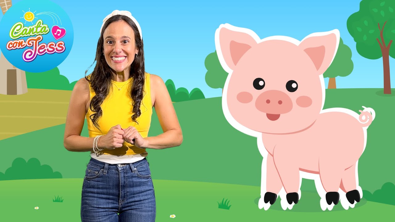 Old McDonald Had a Farm in Spanish! (El Viejo MacDonald Tenia Una Granja) | Action Song for Kids