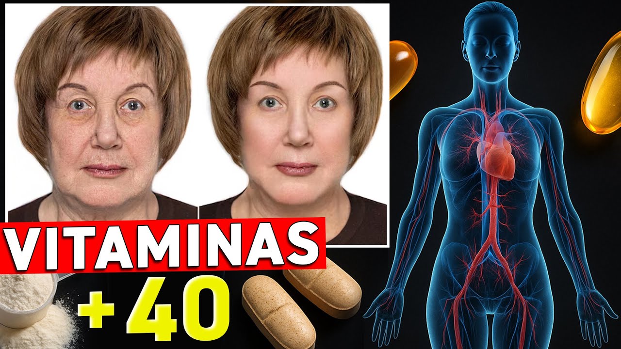 Juventude Depois dos 40: 4 Vitaminas Obrigatórias que fazem Toda Diferença