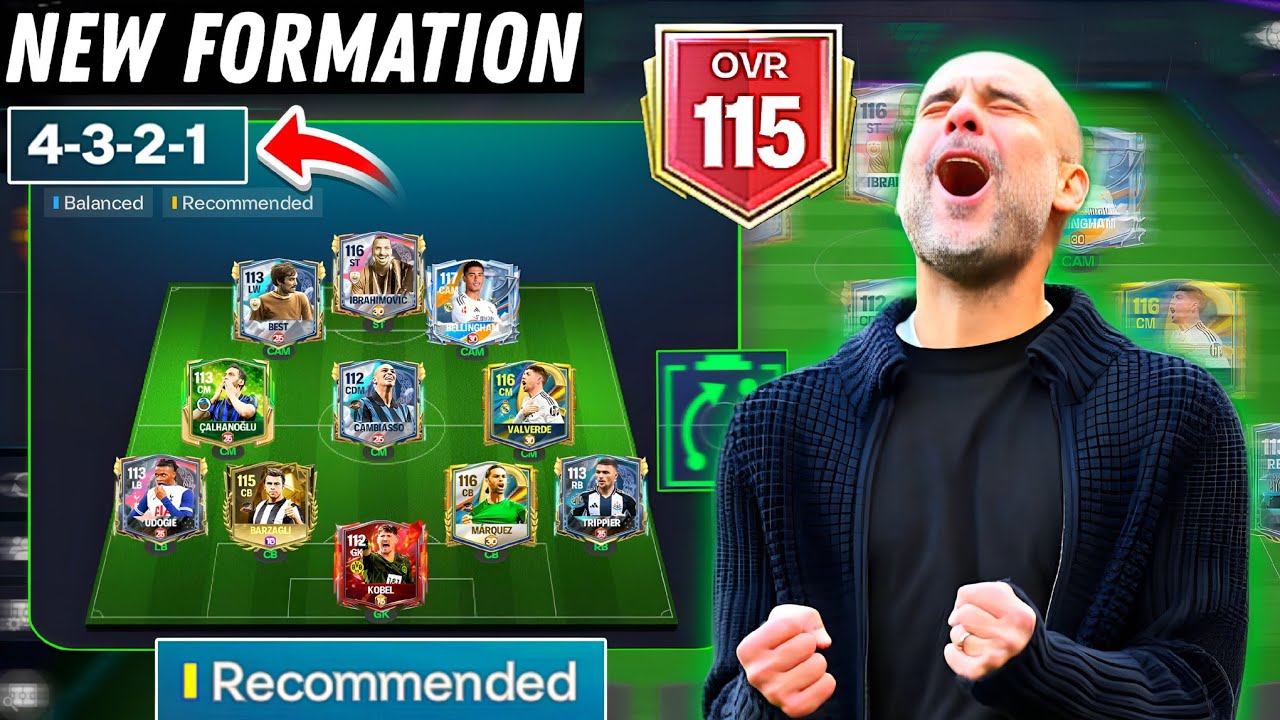 I Tried The New 4321 Formation In Manager Mode FC Mobile