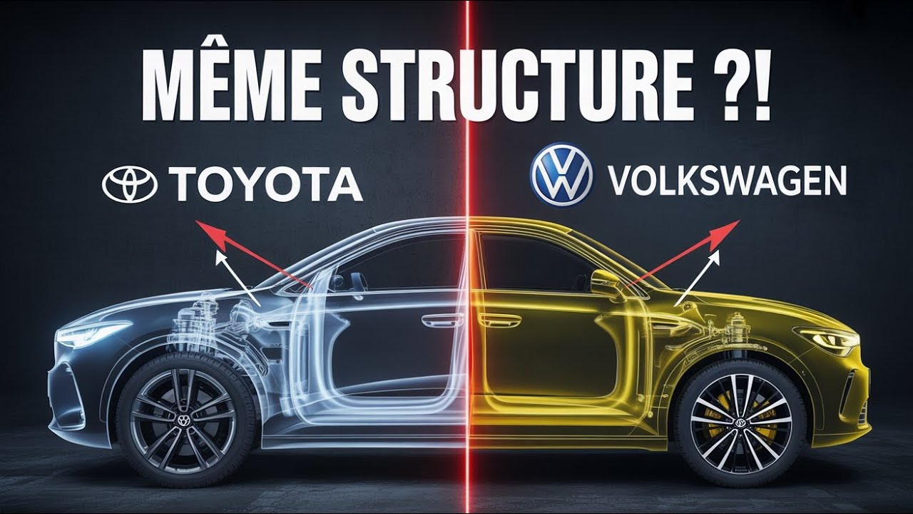 Toyota vs Volkswagen : m&ecirc;me structure&hellip; ou &eacute;norme diff&eacute;rence ? 🤯