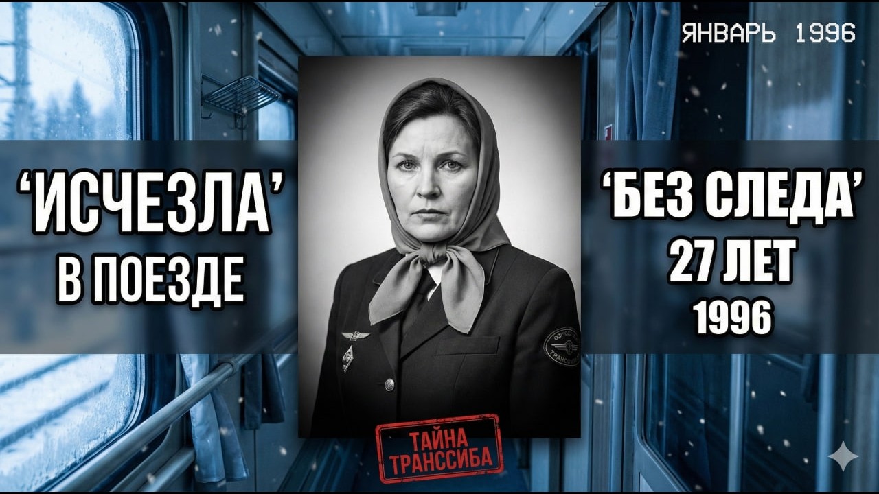 Проводница поезда “Москва-Владивосток” исчезла в 1996. В 2023 в Старом вагоне раскрыли жуткую тайну