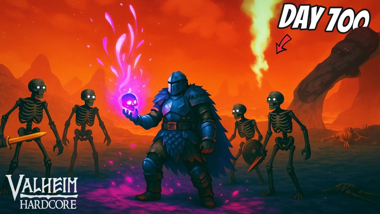 700 days of HARDCORE Valheim. With no map or portals...