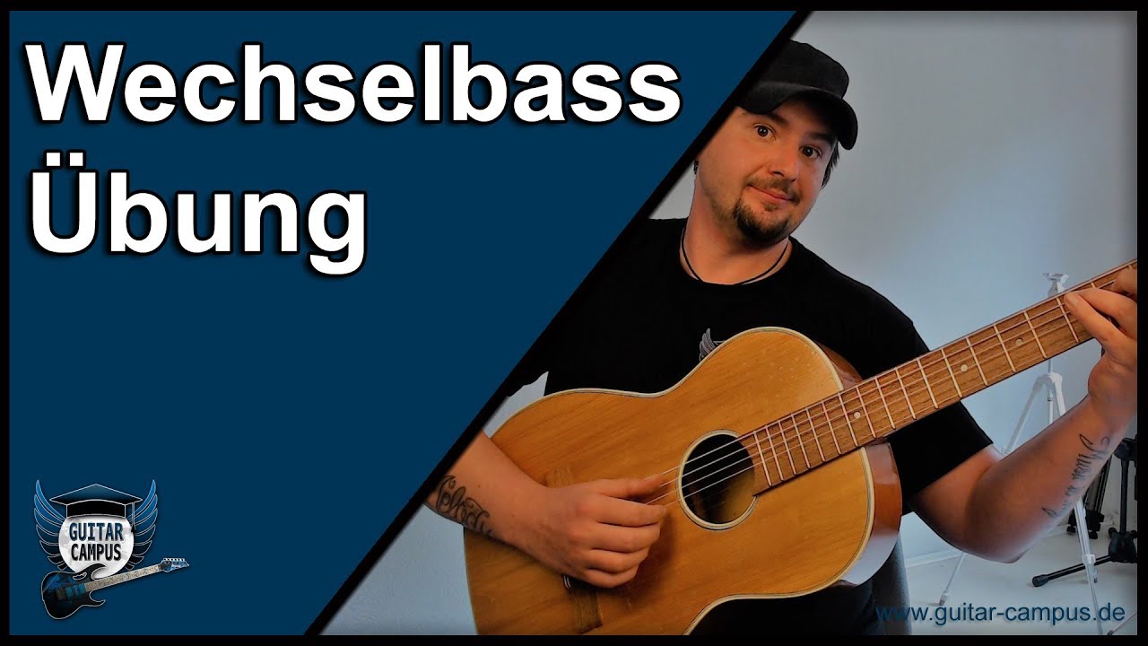 Eine Tolle Wechselbass Übung für die Akustikgitarre ► Gitarre lernen