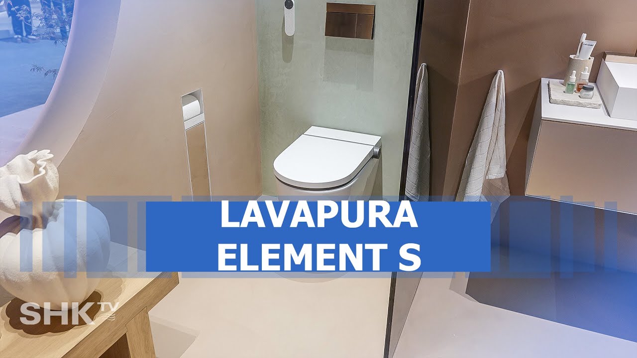 Hansgrohe LavaPura Element S – modernes Dusch-WC | SHK-TV Produkt