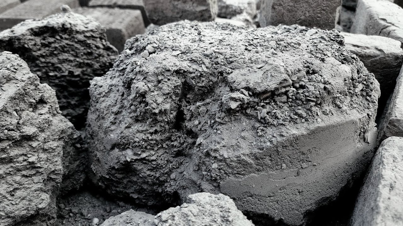 Gritty Charcoal Floor Crumbling Satisfying ASMR 