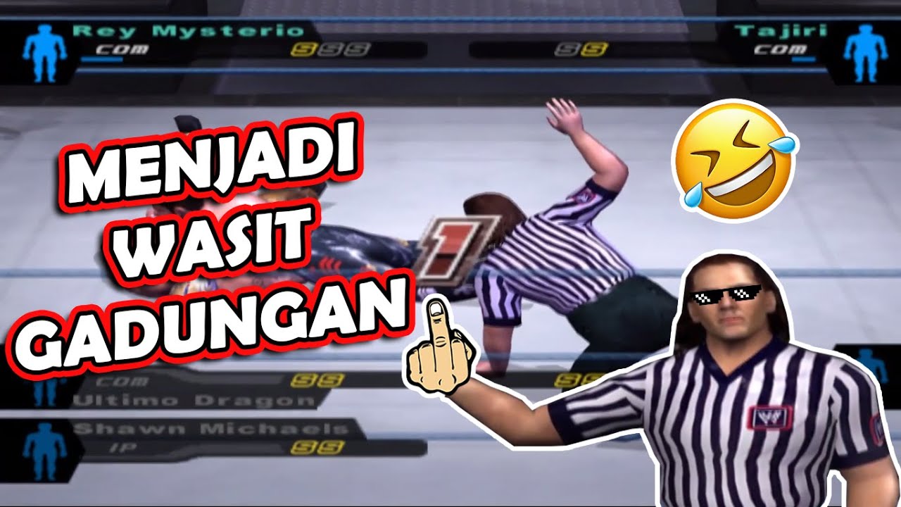 NGEPRANK JADI WASIT Main Mode Special Referee Di Smackdown Pain - Smackdown PAIN PS2