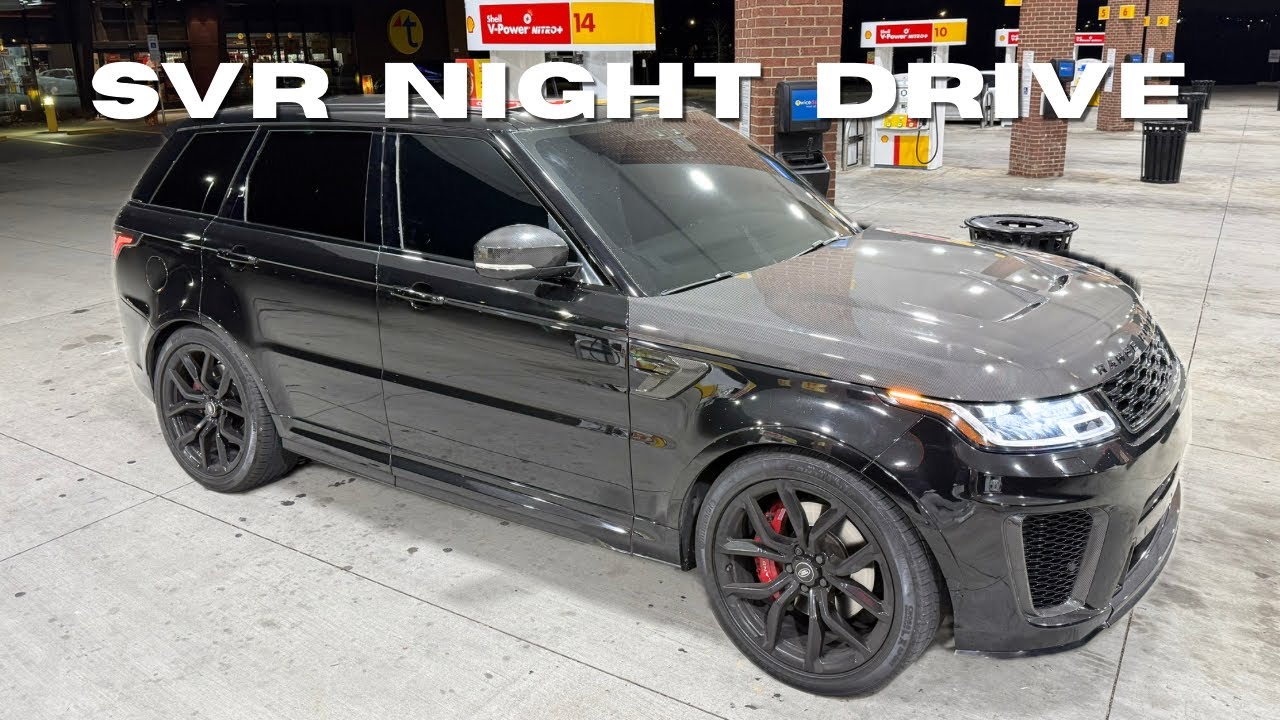 RANGE ROVER SVR NIGHT DRIVE POV