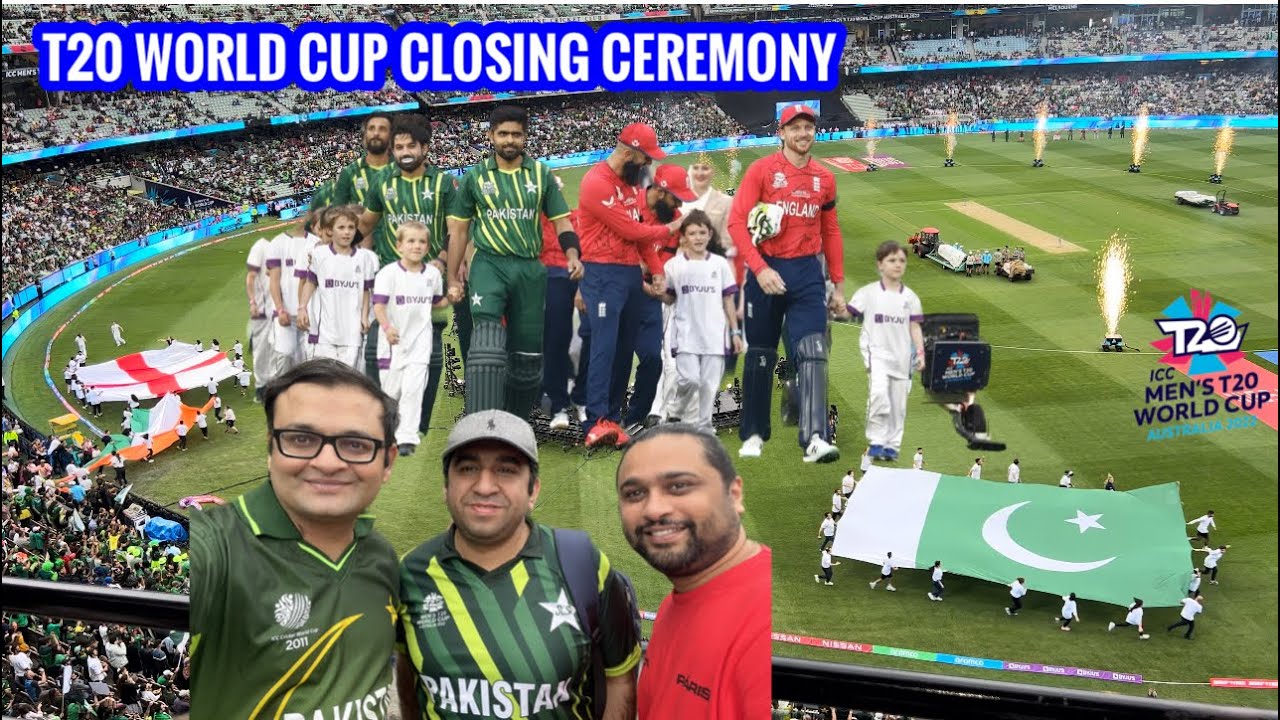 Pakistan V England | T20 World Cup | Grand Opening ceremony at MCG | Final match | National Anthems