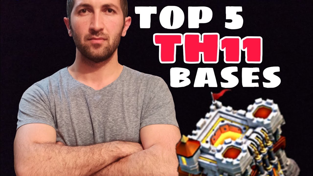TOP 5 TH11 BASES. WAR AND FARM. COC 2020