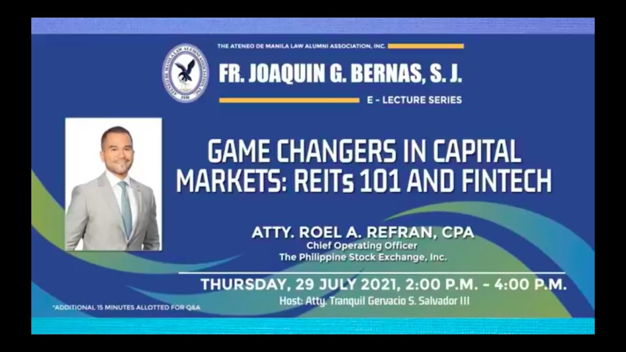 Game Changers in Capital Markets: REITs 101 and FinTech