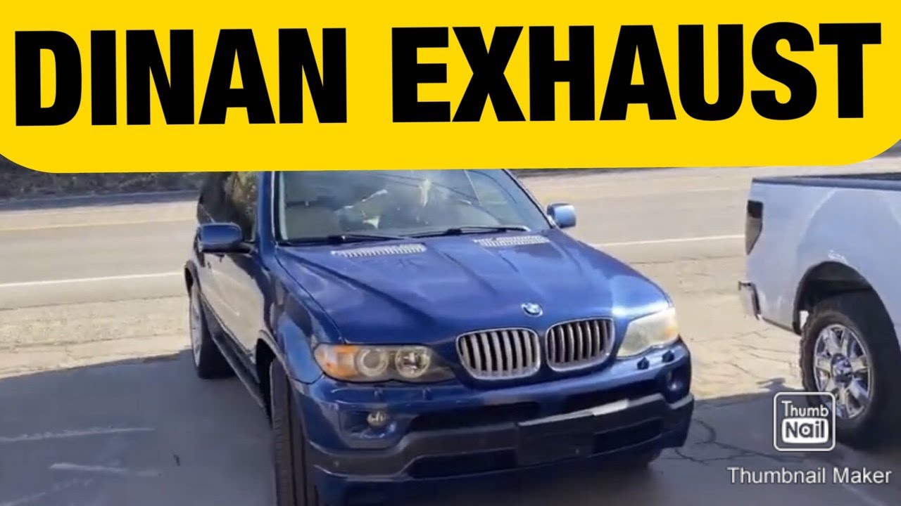 2005 BMW X5 4.8L IS DUAL EXHAUST w/ Dinan Performance Mufflers!!!