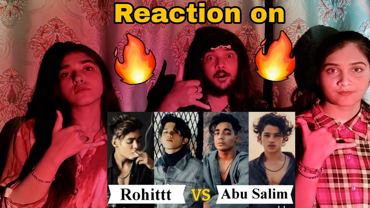 Rohit Zinjurke and Abu Salim AttitudeTiktok Videos |Rohit Zinjurke Latest Instagram Reels - REACTION