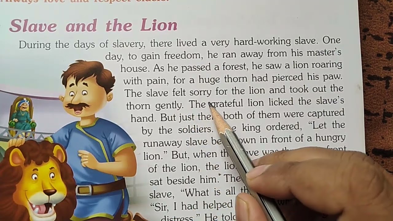 Two intresting moral english stories in one video(The slave and the lion). best way to learn english