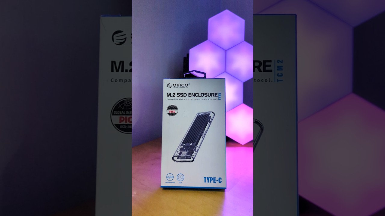 You NEED This!!!  ORICO M.2 SSD Enclosure #shorts #xoc #ssd #orico