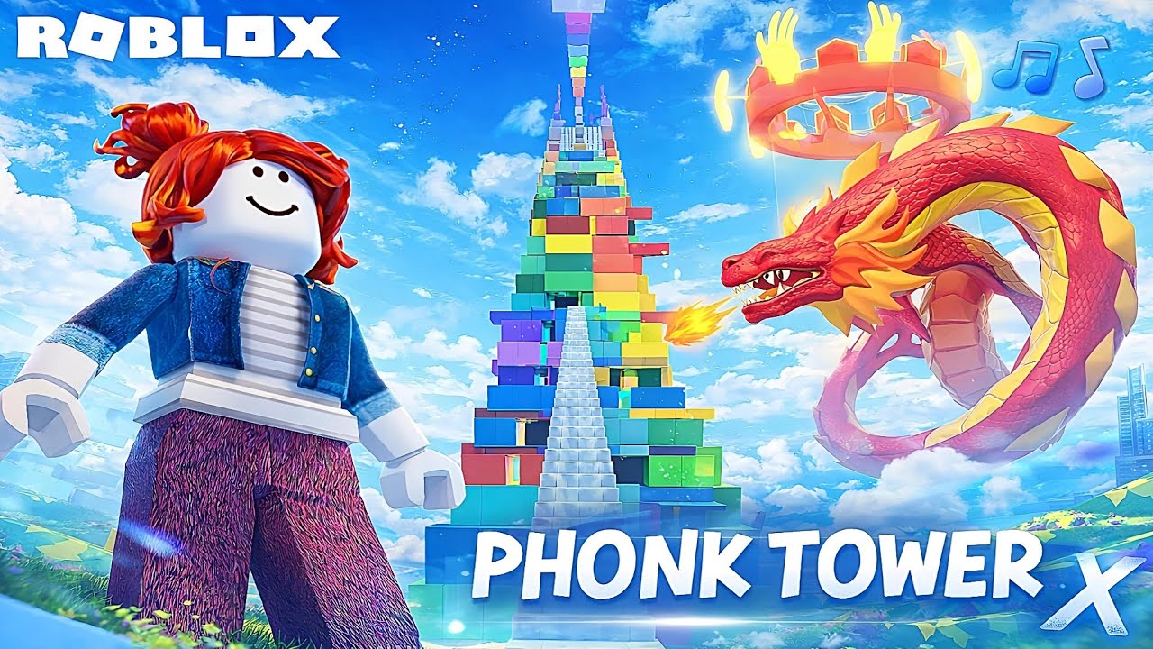 Phonk Tower X Game Goes HARD 🔥 | Roblox Tower Challenge