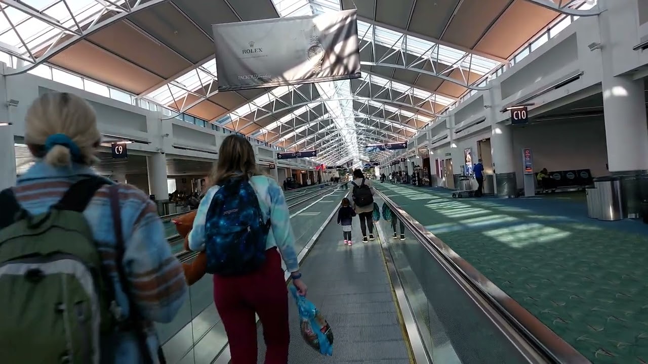 Arriving - Portland International Airport, Oregon