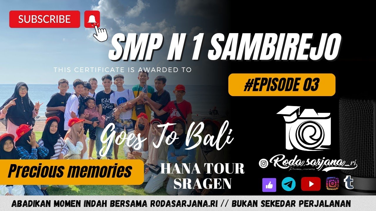 BALI - SMP N 1 SAMBIRJO SRAGEN