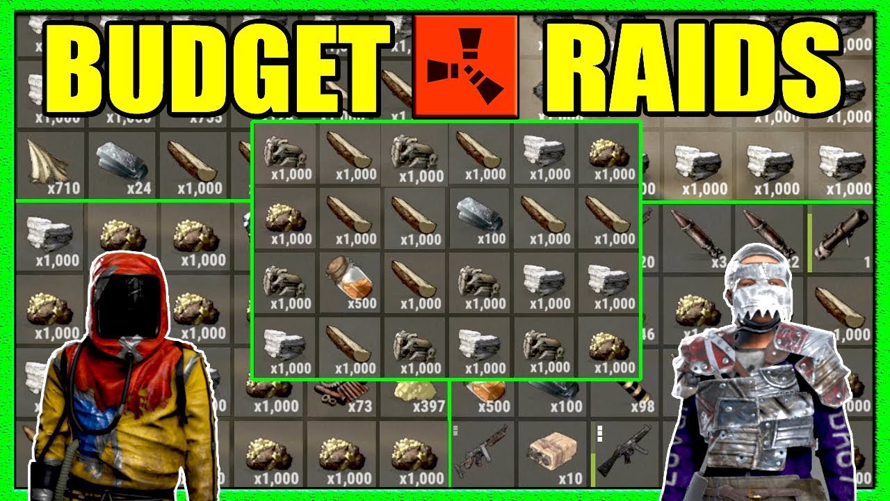 BEST BUDGET RAIDS = Raiding RICH BASES for EASY PROFIT! - Vanilla (Rust Eco Raids PvP Plays)