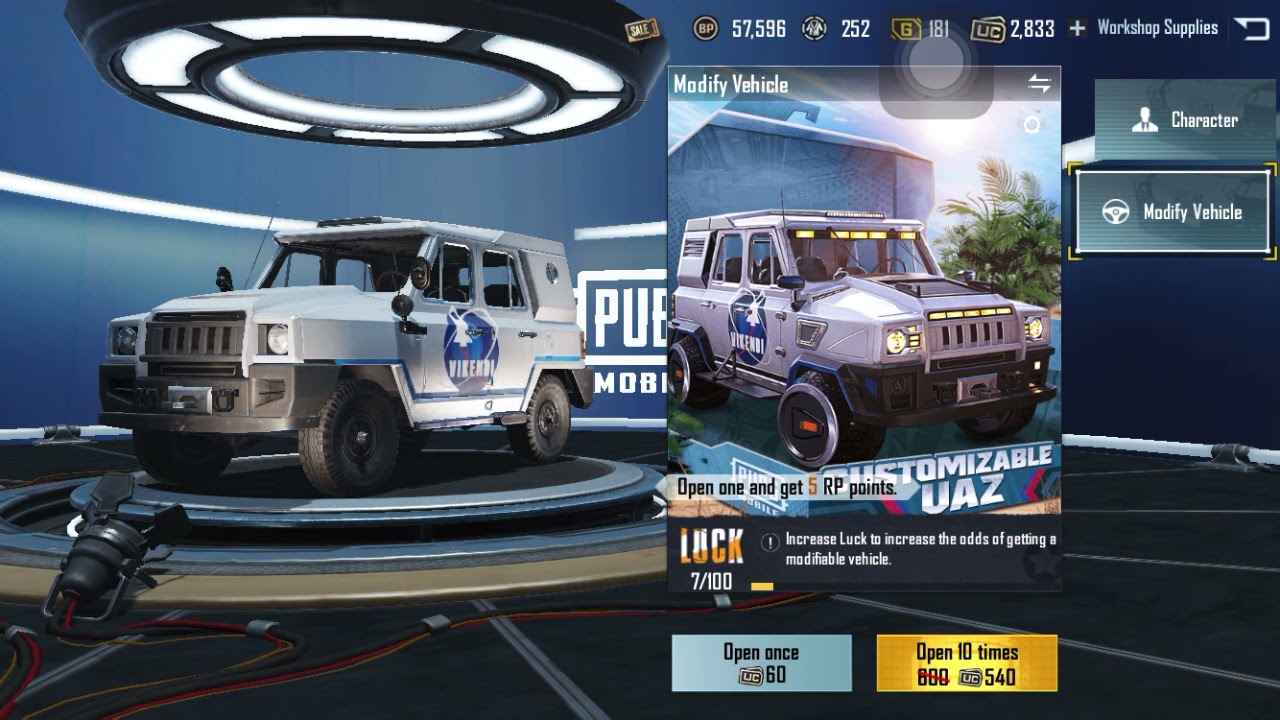 My dream upgradable aegis uaz crate opening for 2800 uc