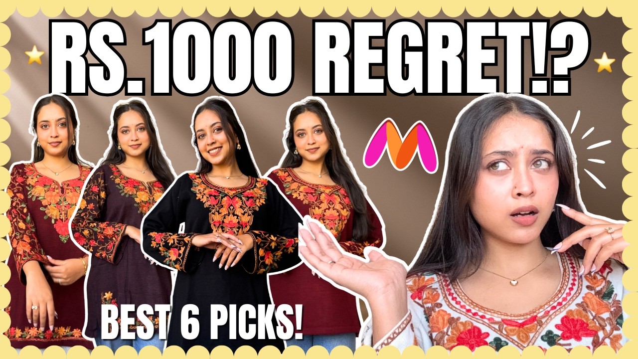 I Ordered 6 Pakistani Kurtis From Myntra… Regret 😭 | Honest Try-On