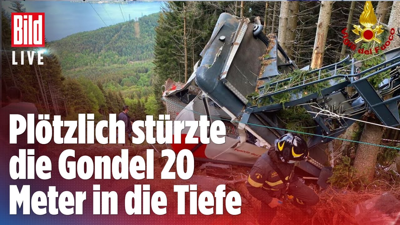 🔴 14 Menschen sterben: Die Todes-Gondel vom Lago Maggiore | BILD LIVE