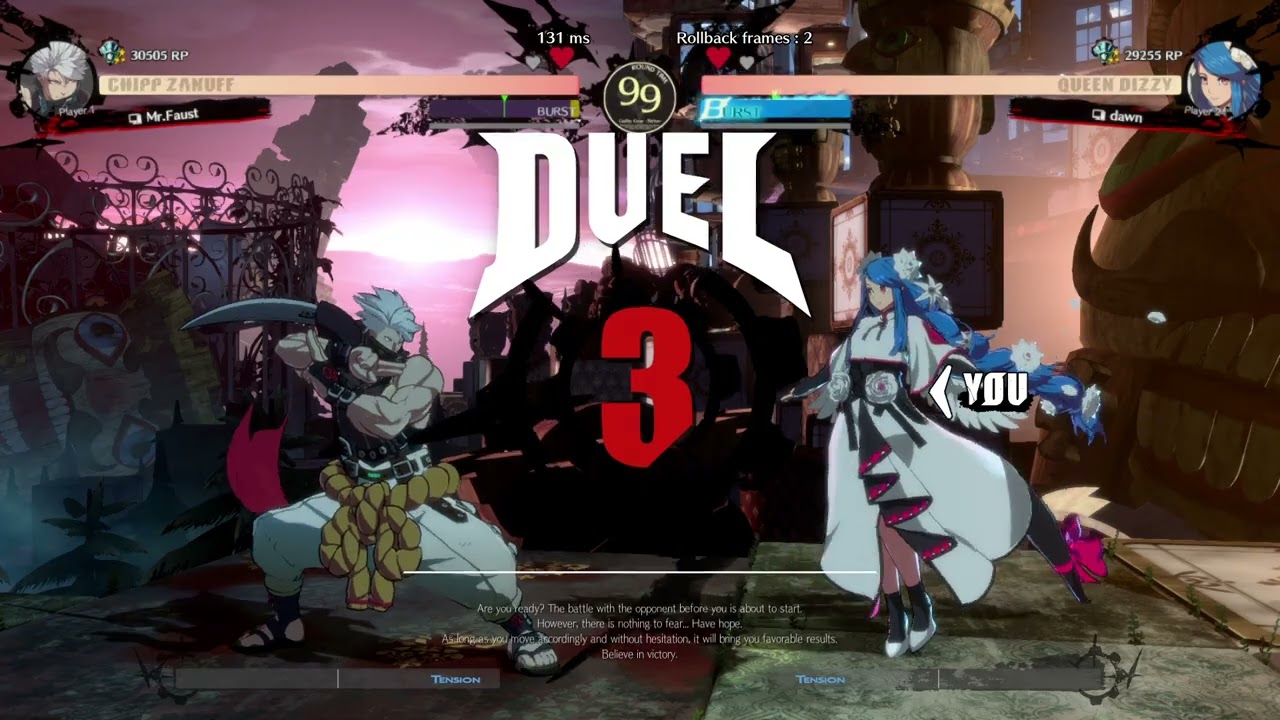Rood (Dizzy) vs Mr.Faust (Chipp) - Part 2/2 - Guilty Gear  Strive