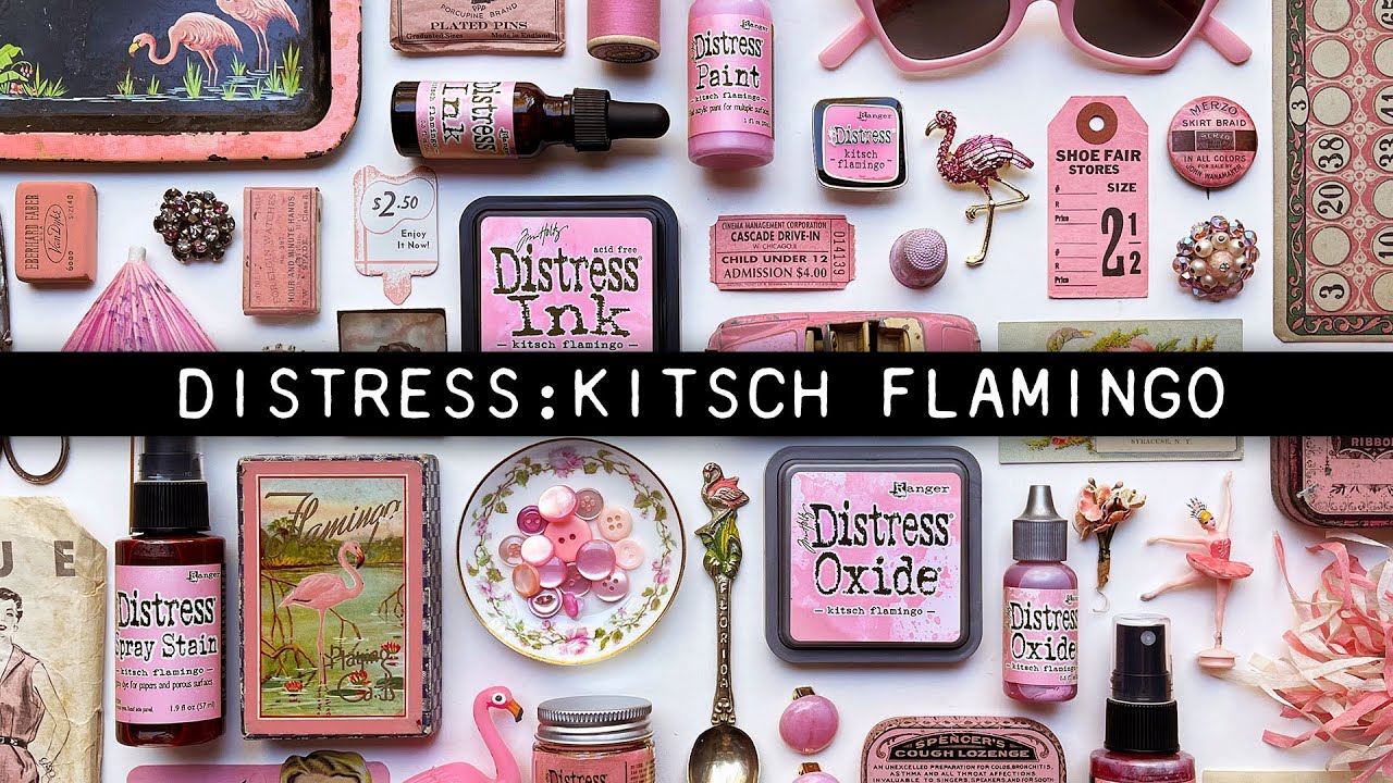 Tim Holtz Distress Kitsch Flamingo