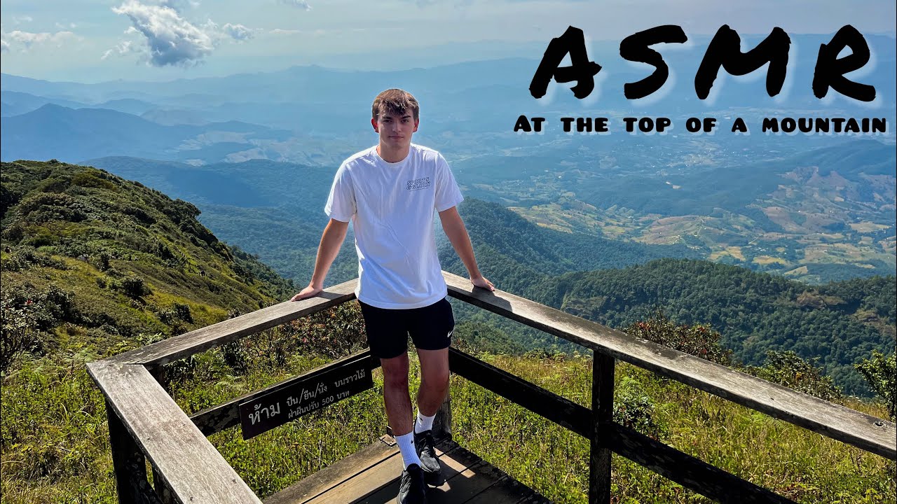 ASMR IN THE MOUNTAINS ⛰☀️