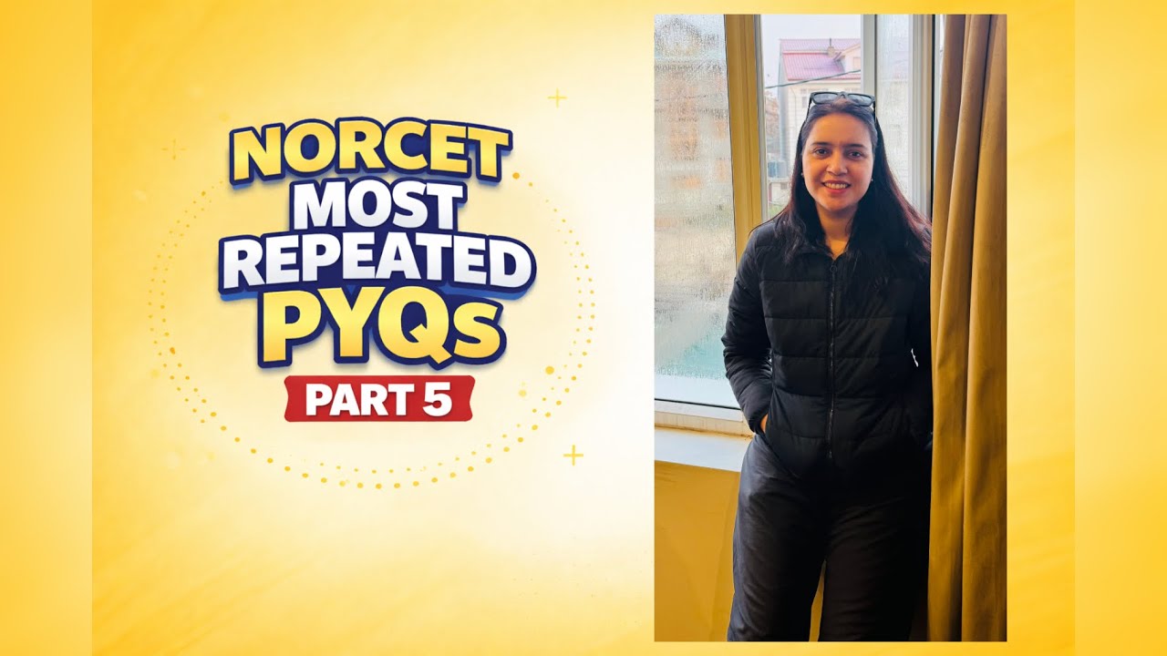 Most Repeated NORCET PYQs 🔥Must Watch Before Exam |