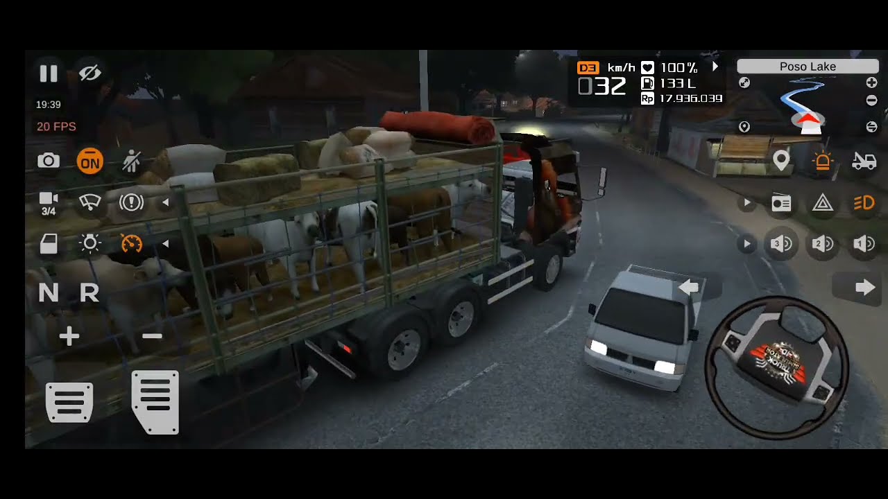 Part 96‼️ game truk trailer muatan sapi buat acara syukuran || truck simulator Indonesia 