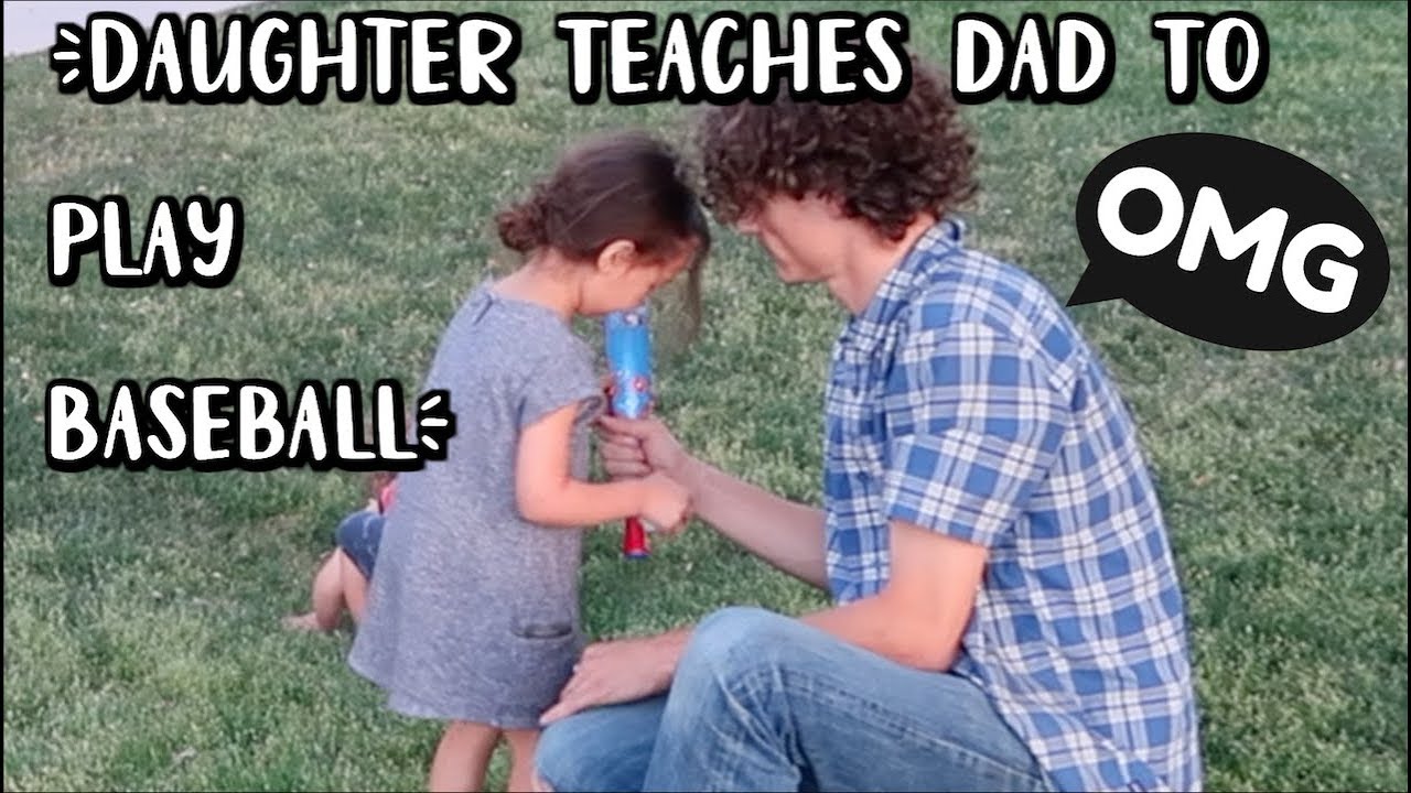 HOW TO PLAY SOFTBALL | KID TEACHES DAD TO PLAY