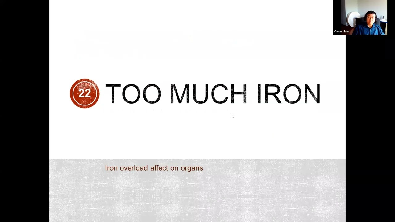 Iron Overload Management