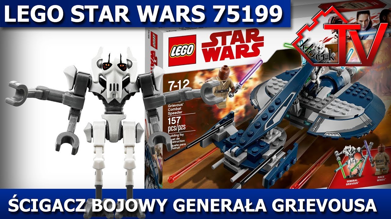 Bezgłowy Generał! Recenzja Lego Star Wars 75199 Ścigacz bojowy Generała Grievousa