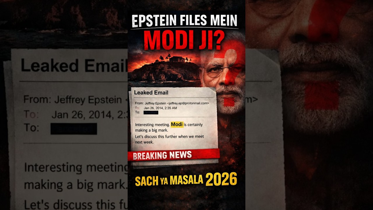 Modi Epstein Email Leak Full TRP Tsunami Exposed